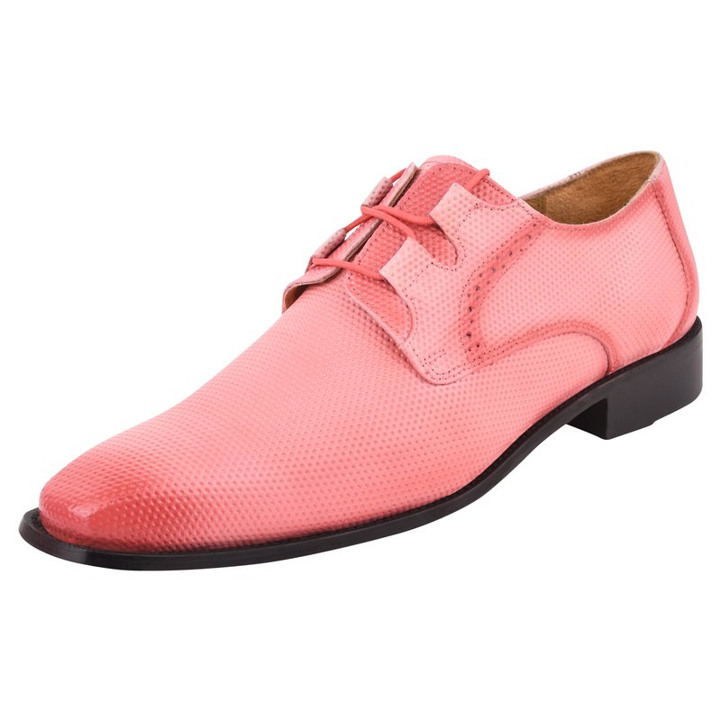 Libertyzeno Blacktown Leather Oxford Style Dress Shoes In Pink