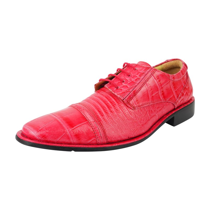 Libertyzeno Owen Leather Oxford Style Dress Shoes In Pink