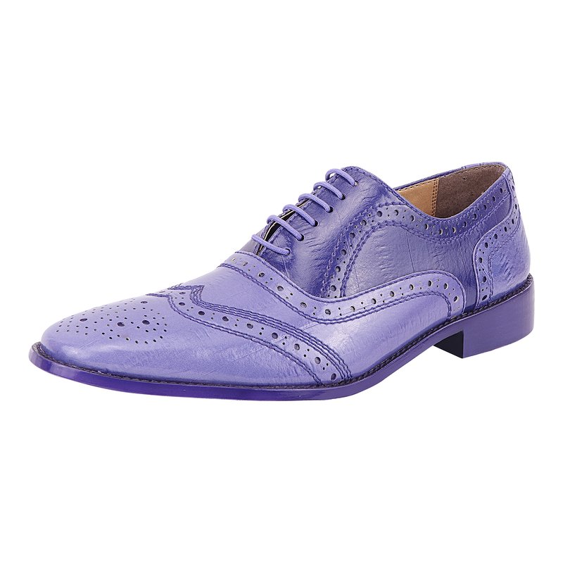 Libertyzeno Tremont Man Made Oxford Style Dress Shoes In Purple