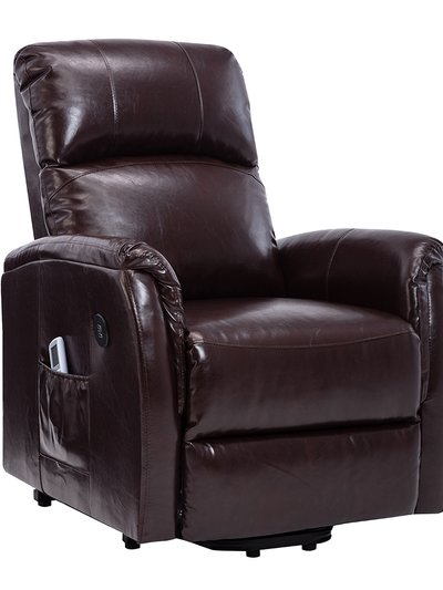 Lifesmart Luxury Leather Air Power Lift And Recline Massage Chair product