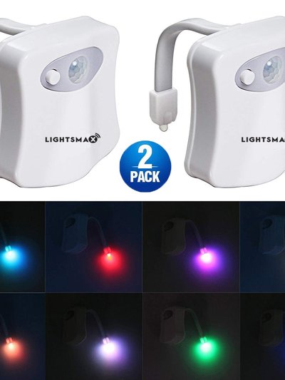 LIGHTSMAX White Motion Activate Sensor Toilet Led Night Light product