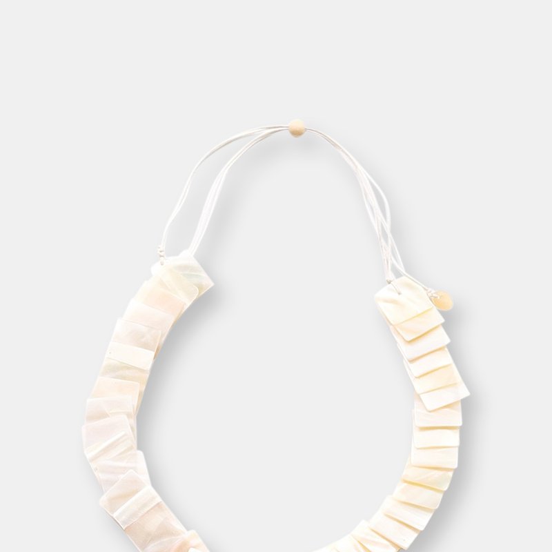 Likha White Mother Of Pearl Necklace