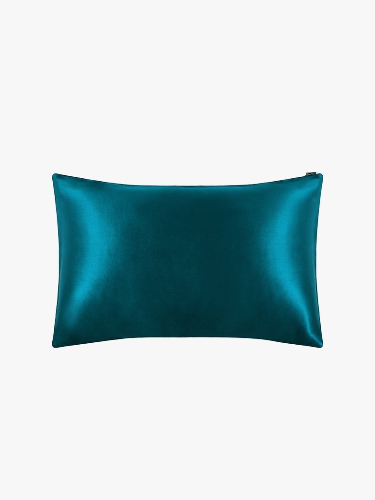 100% Mulberry Silk Pillowcase Envelope Luxury - Dark Teal