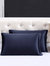100% Mulberry Silk Pillowcase Envelope Luxury - Navy Blue