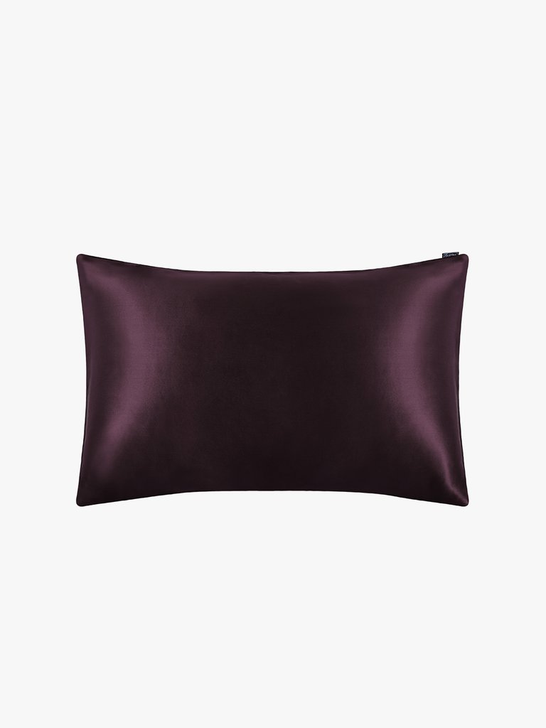 100% Mulberry Silk Pillowcase Envelope Luxury - Deep Purple