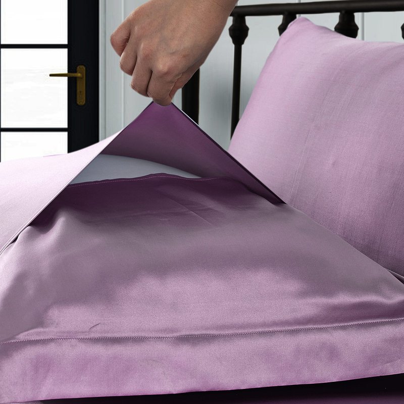 Shop Lilysilk Oxford Envelope Luxury Silk Pillowcase In Brown