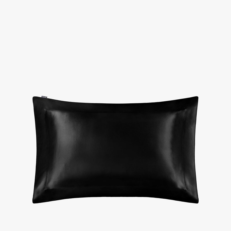 Lilysilk Oxford Envelope Luxury Silk Pillowcase In Black
