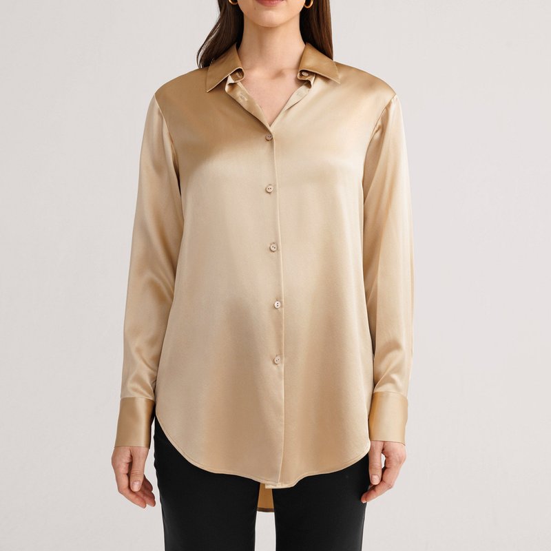 Lilysilk Sos Shirt For Women In Brown