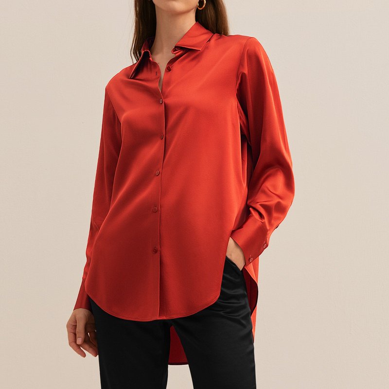 Lilysilk Sos Shirt For Women In Red