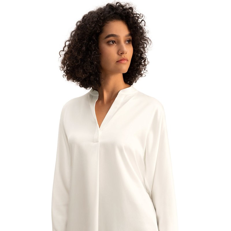 Lilysilk Women The Marta Shirt In White