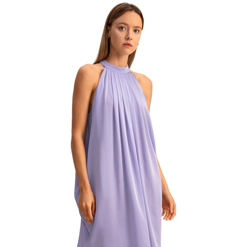 Shop Lilysilk Women The Stella Dress In Purple
