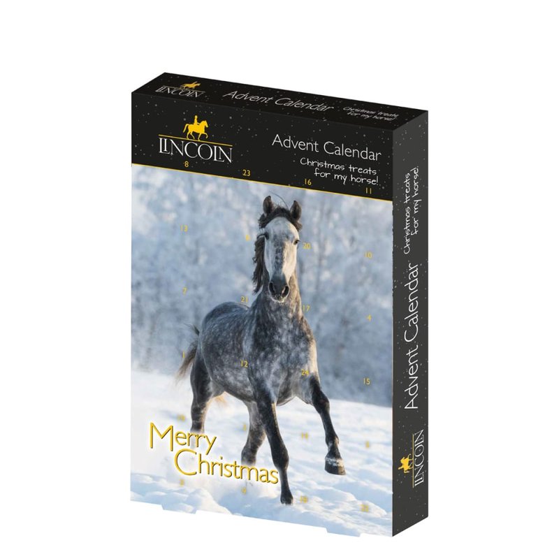 Lincoln Christmas Herb Stix Horse Advent Calendar (pack Of 6) (black/gray) (pack Of 6)