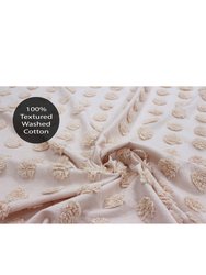 Linen House Haze Duvet Cover Set (Peach) (Double)
