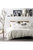 Linen House Haze Duvet Cover Set (White) (Double) - White