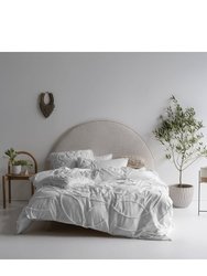 Linen House Manisha Tufted Duvet Set (White) (Queen) (UK - King)