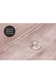 Linen House Nimes Duvet Cover Set (Rose) (Twin) (UK - Single)