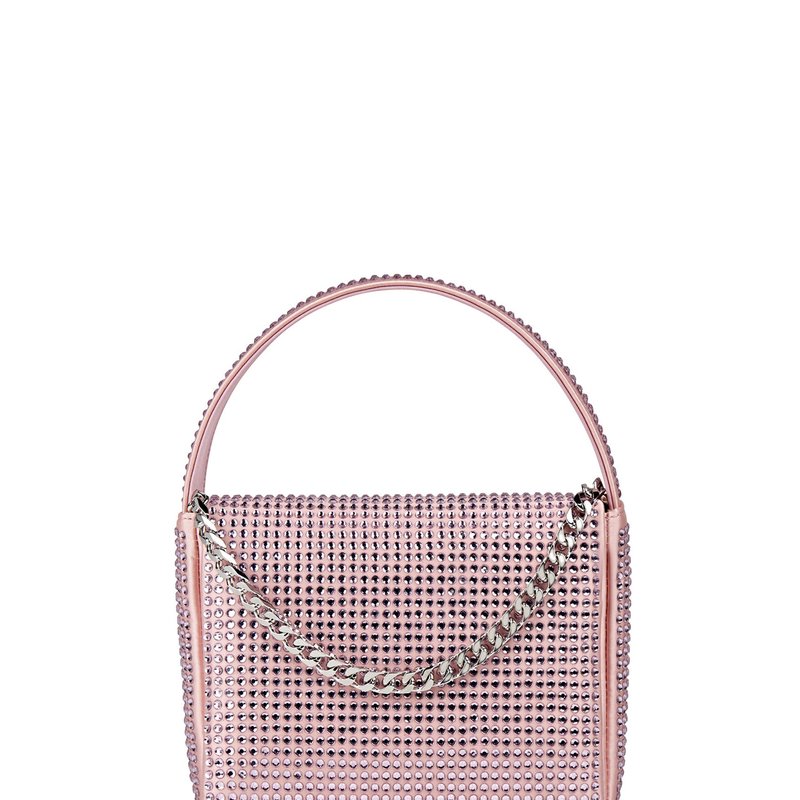 Liselle Kiss Taylor Bag In Pink Crystal