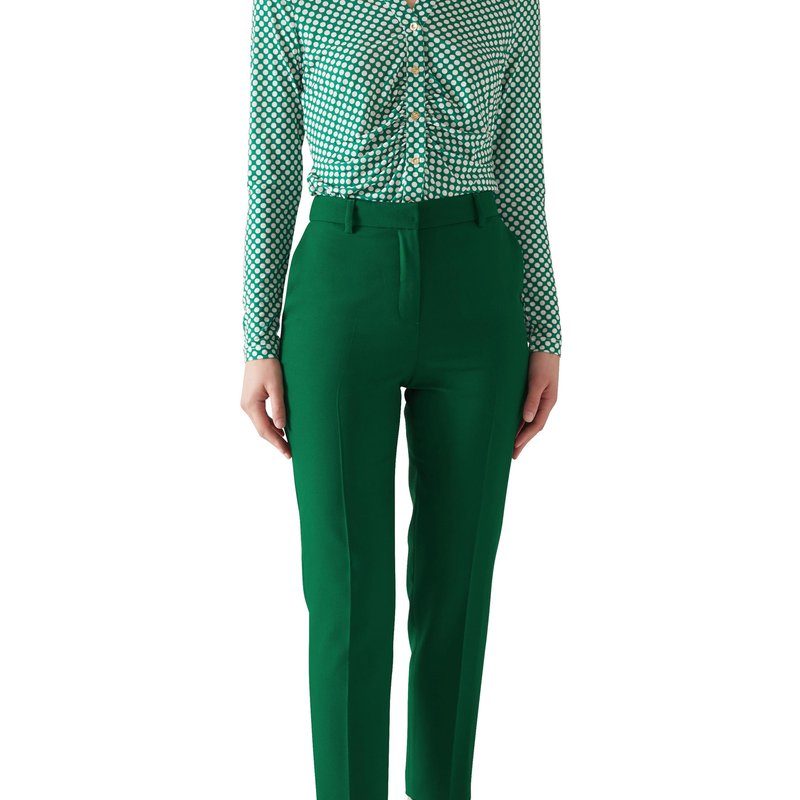 Shop Lk Bennett Mariner Trousers In Green