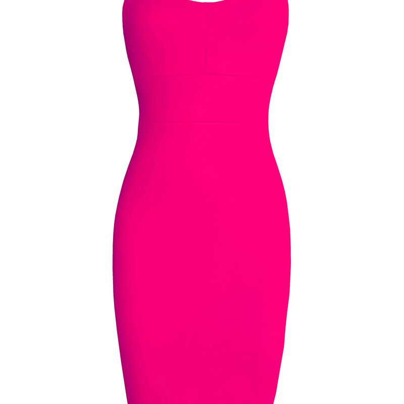L’momo Bodycon Dress With Shoulder Straps In Pink