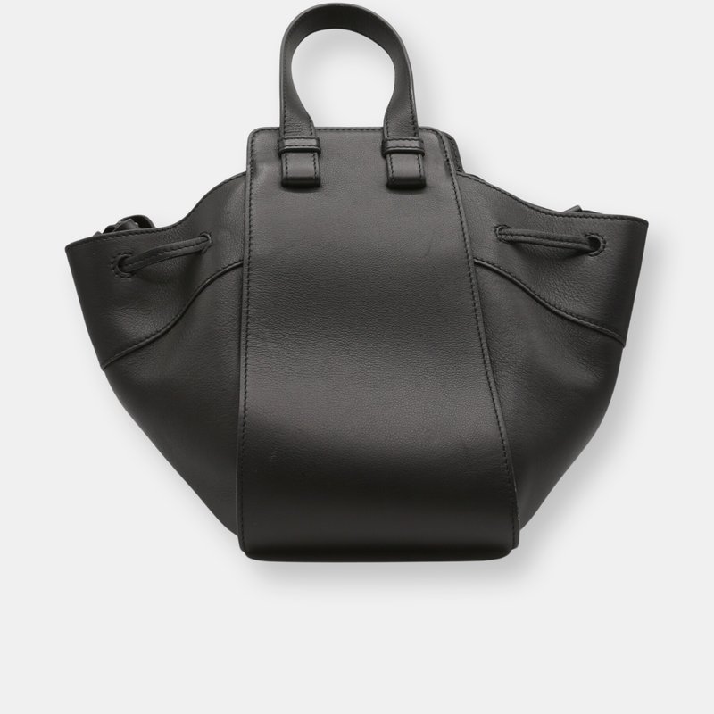 Loewe Women's Small Hammock Bag Leather Top-handle In Black