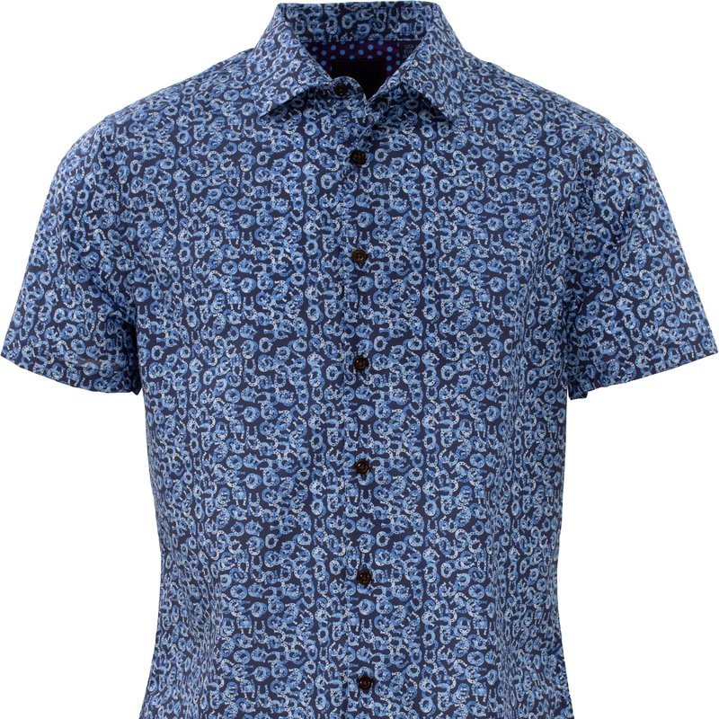 Loh Dragon George Horse Shoes Navy Shirt In Blue