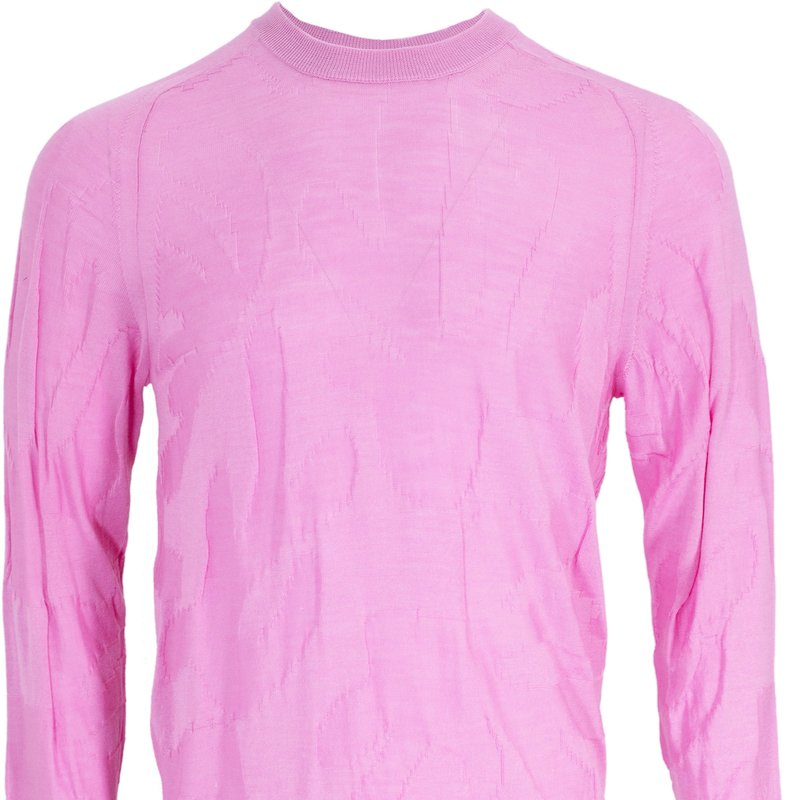 Loh Dragon Kris Coral Merino Sweater In Pink
