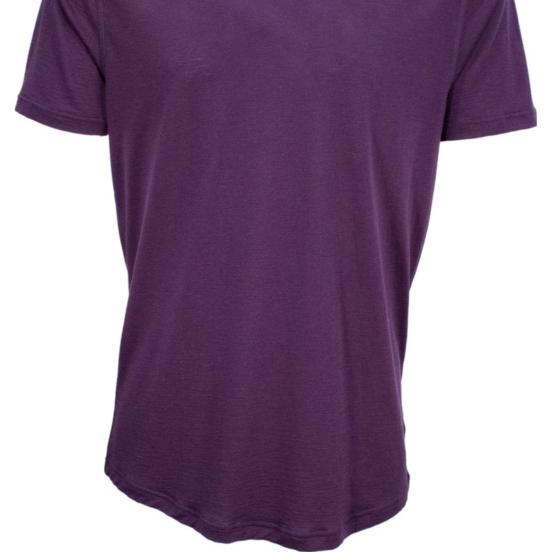 Loh Dragon Victor V-neck Merino Shirt In Purple