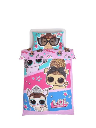 LOL Surprise! LOL Surprise Pets Glam Adorbs Duvet Cover Set (Multicolored) (Twin) (UK - Single) product