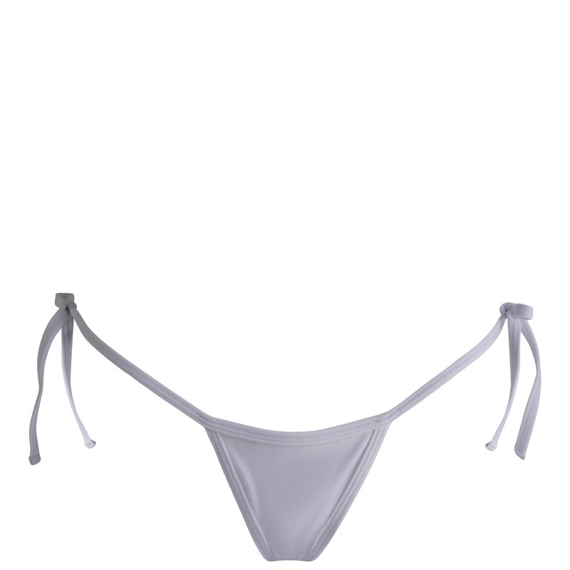 Lola & Lamar The Barely There Thong In White