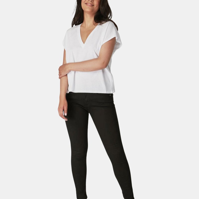 Shop Lola Jeans Alexa-blk High-rise Skinny Jeans In Black