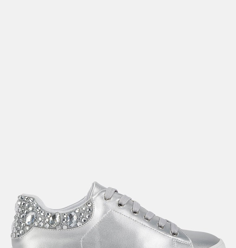 Shop London Rag Gems Sneakers In Grey