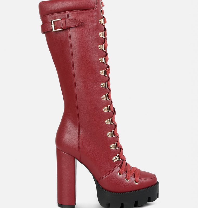Shop London Rag Magnolia Boot In Red