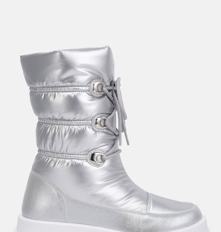 London Rag Murphy Snow Boots In White