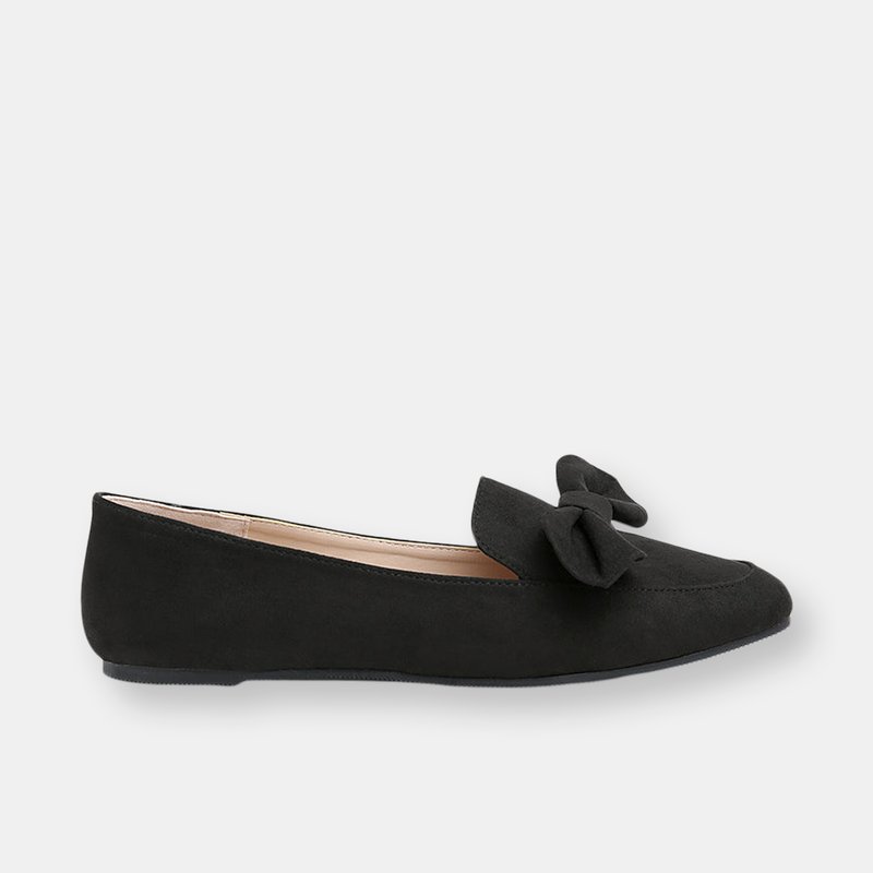 LONDON RAG REMEE FRONT BOW LOAFERS