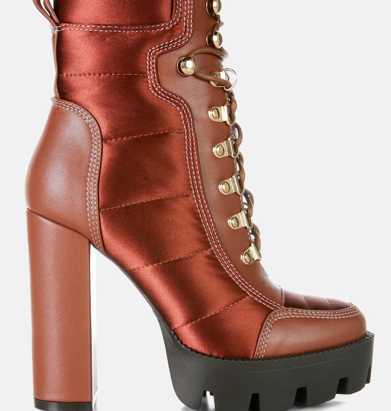 London Rag Scotch Ankle Boots In Brown