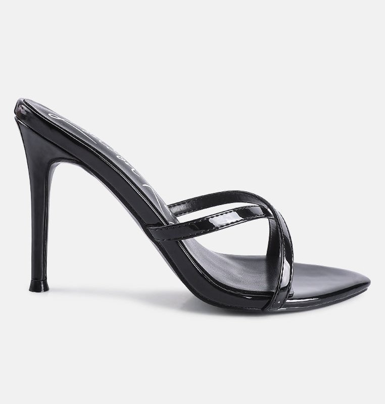 Shop London Rag Spellbound High Heel Pointed Toe Sandals In Black