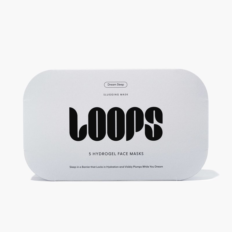 Loops Dream Sleep Hydrogel Facemask In White