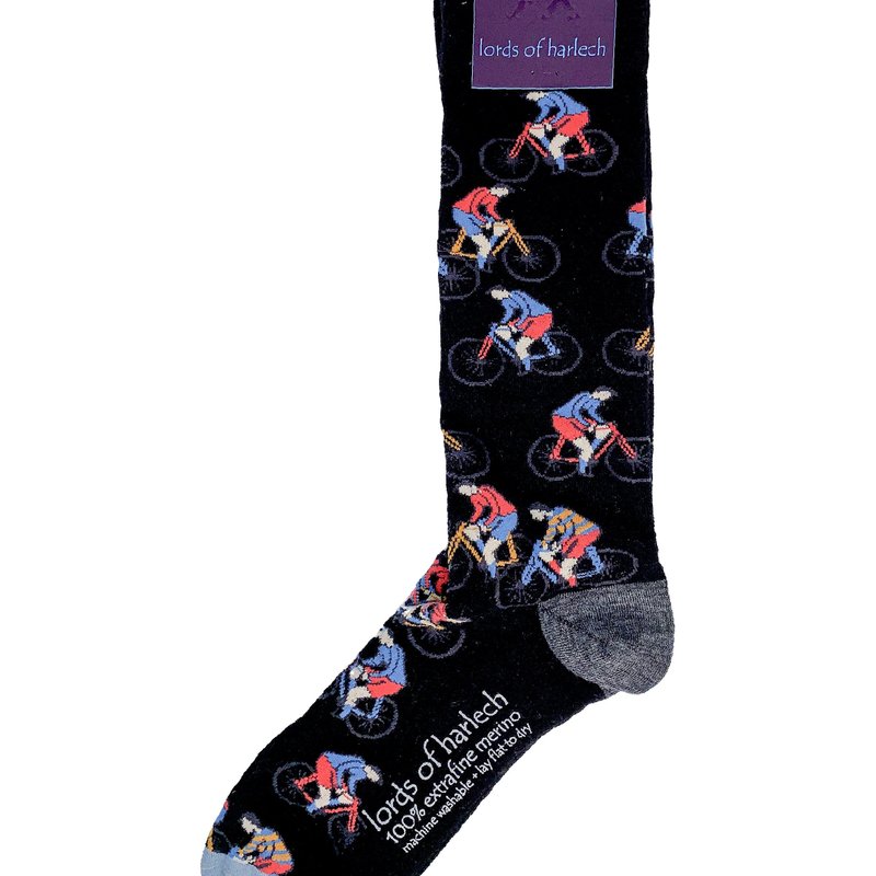 Lords Of Harlech Donald Cyclists Black Sock