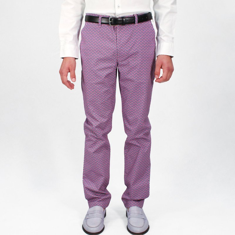 Lords Of Harlech Jack Lux Large Turtle Pants In Pink