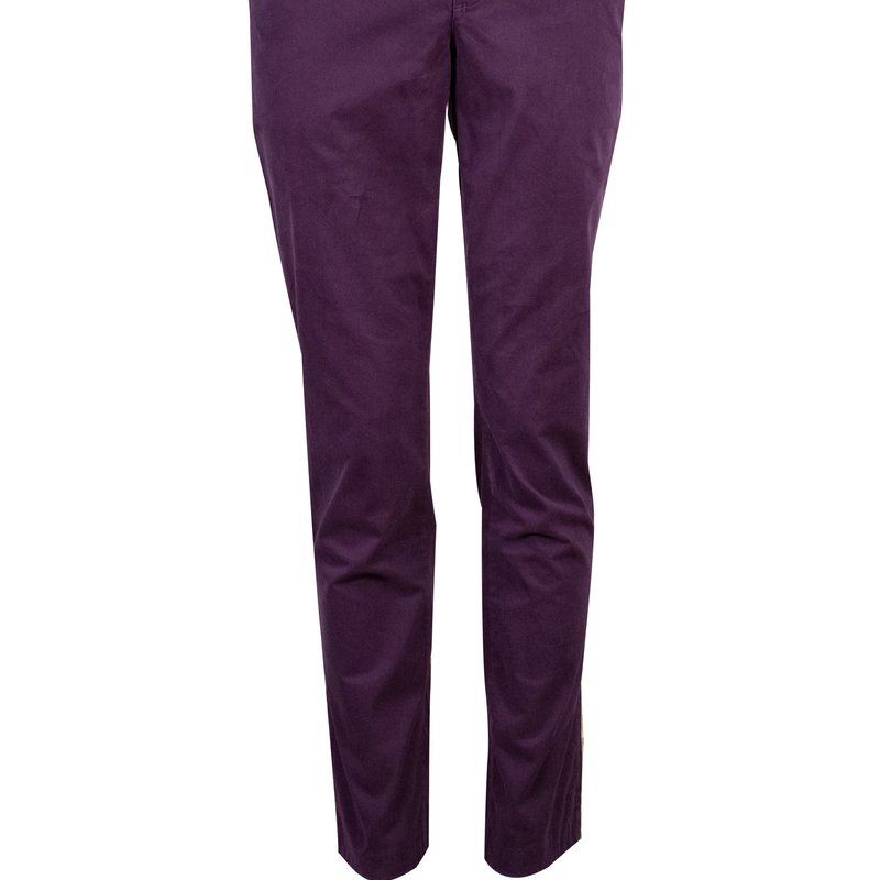 Shop Lords Of Harlech Jack Lux Plum Pants In Purple
