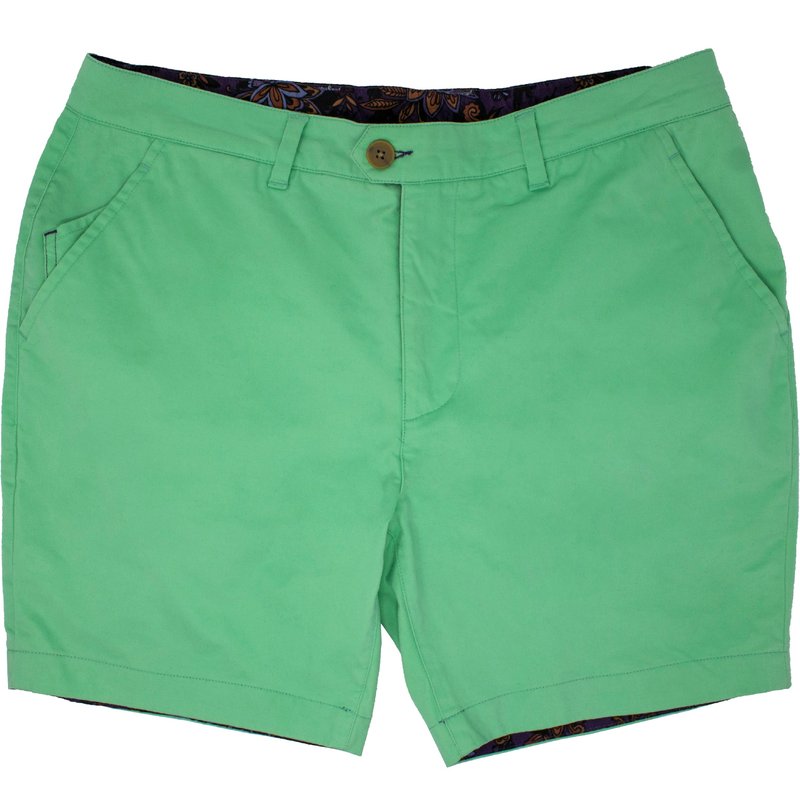Shop Lords Of Harlech John Lux Meadow Shorts In Green