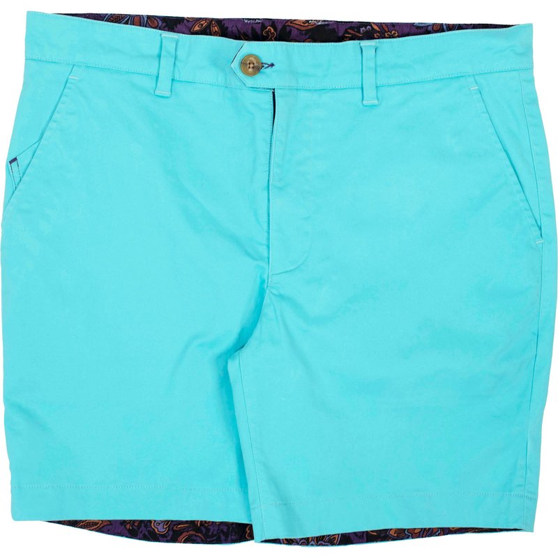 Lords Of Harlech John Shorts In Lagoon In Blue