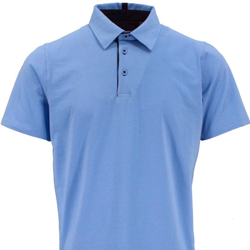 Shop Lords Of Harlech Pietro Polo Shirt In Blue