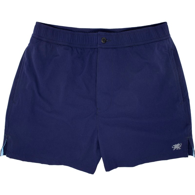 Lords Of Harlech Quack 2 Navy Swim Trunk In Blue