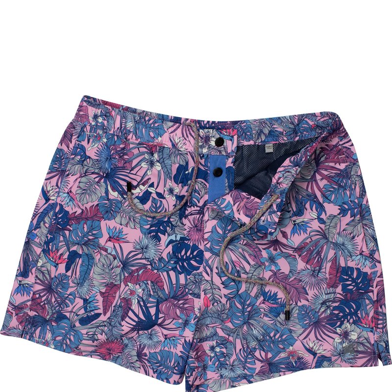 Lords Of Harlech Quack Swim Short In Pink