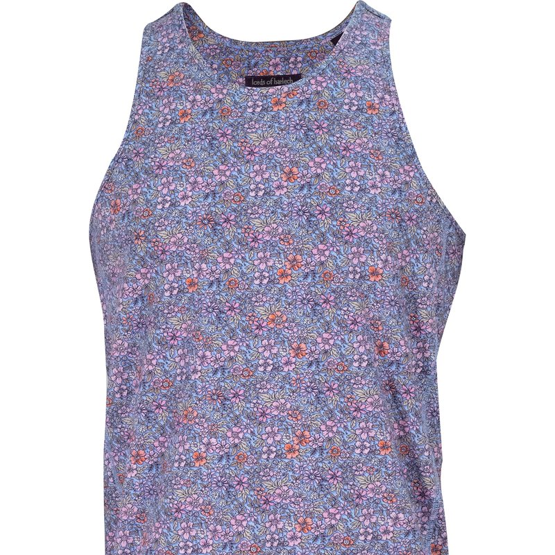 Shop Lords Of Harlech Tedford Flower Field Tank In Pink