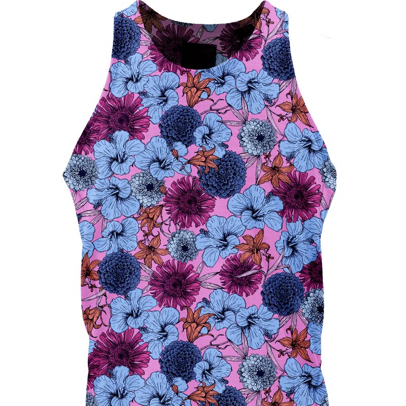 Lords Of Harlech Tedford Hibiscus Garden Tank In Pink