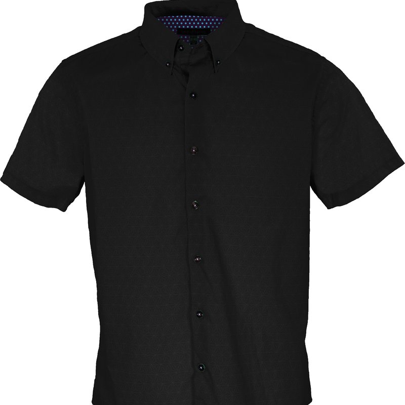 Shop Lords Of Harlech Todd Knit Shirt In Black