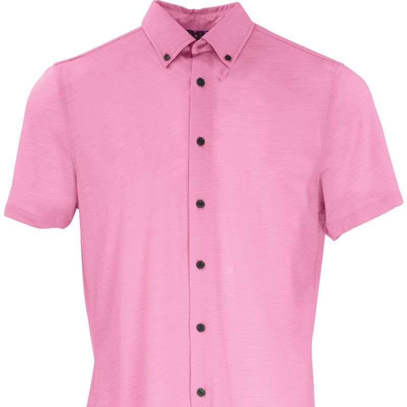 Shop Lords Of Harlech Todd Knit Shirt In Pink