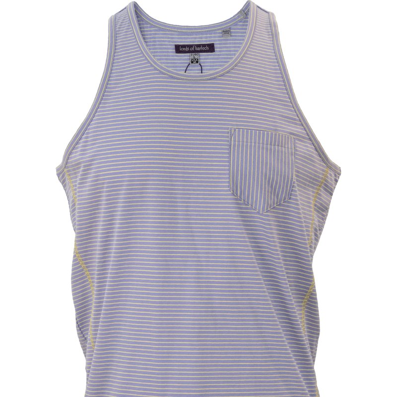 Lords Of Harlech Tristan Tank In Blue/white